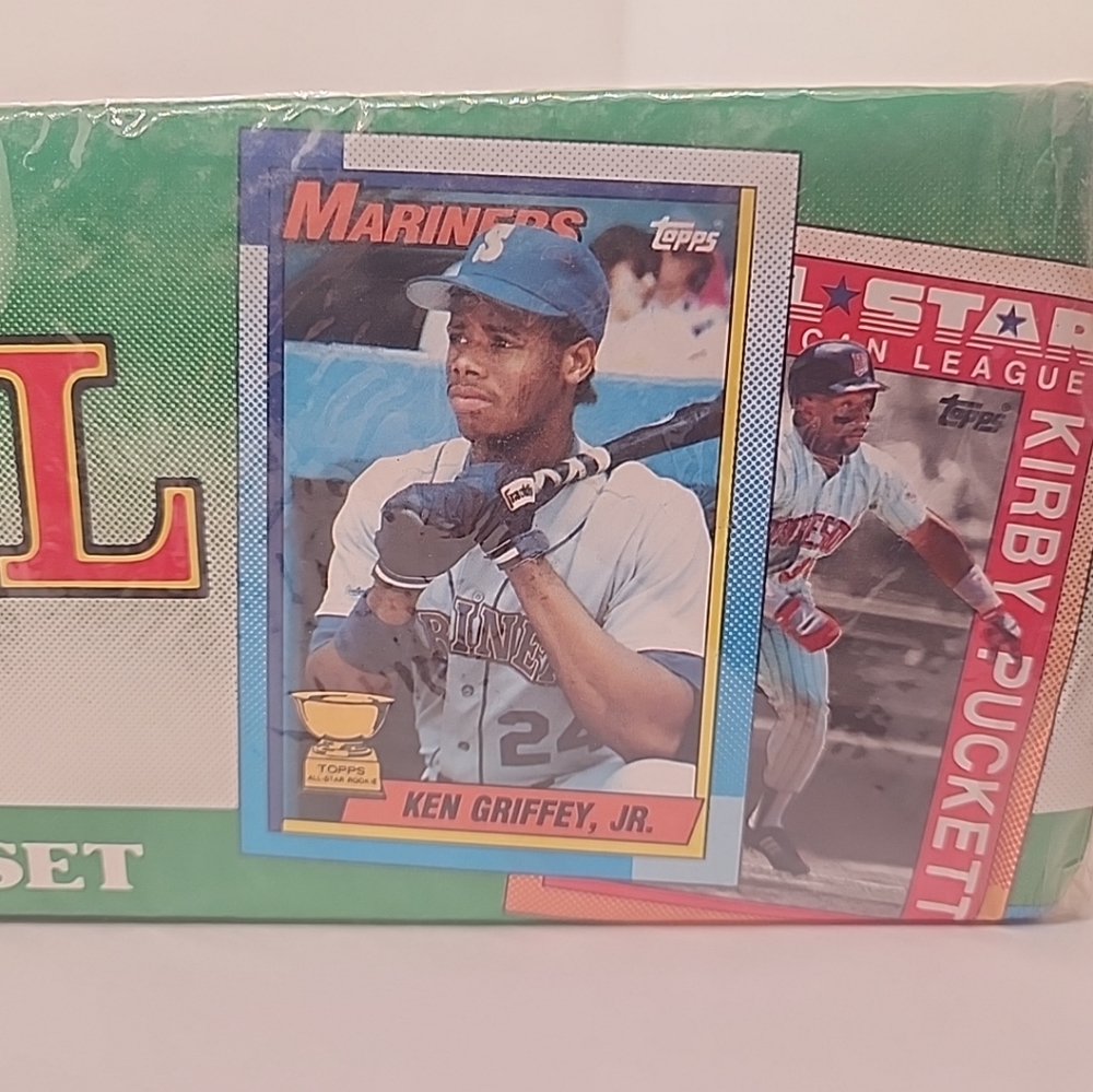1990 Topps Baseball Complete Set 792 Cards, New/Factory Sealed! Griffey Jr View 4